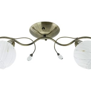 Lampa sufitowa Sting 2-punktowa metalowa złota 1077873