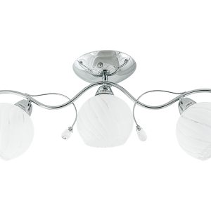 Lampa sufitowa Sting 3-punktowa metalowa srebrna 1077876