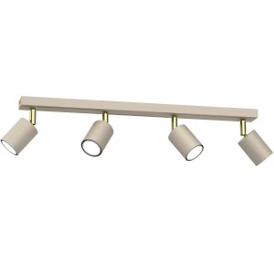 Lampa sufitowa Striper kremowo-złoty połysk 4xGU10x8W IP20 Luminex 1032161