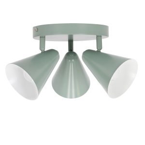 Lampa sufitowa szara AMOR 3xE14x40W wym: 16x34x34 cm Candellux 924372