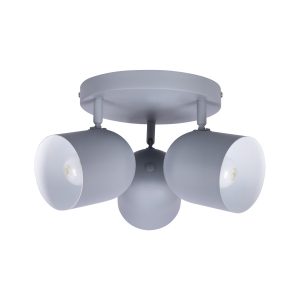Lampa sufitowa szara AZURO 3xE27x40W wym: 18x32x32 cm Candellux 924411 Lampa sufitowa szara AZURO 3xE27x40W wym: 18x32x32 cm Candellux 924411