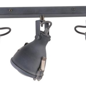 Lampa sufitowa szara CRODO 3xE14x40W wym: 18x54x11 cm Candellux 924402 Lampa sufitowa szara CRODO 3xE14x40W wym: 18x54x11 cm Candellux 924402