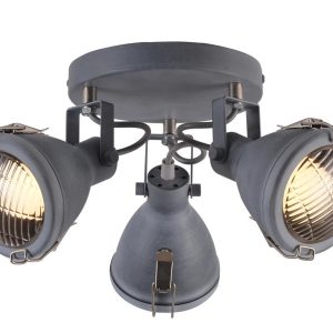 Lampa sufitowa szara CRODO 3xE14x40W wym: 19x39x39 cm Candellux 924314 Lampa sufitowa szara CRODO 3xE14x40W wym: 19x39x39 cm Candellux 924314