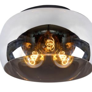 Lampa sufitowa szaro-odcienie szarości-czarna OLIVIA 3xE27x40W Lucide 860547 Lampa sufitowa szaro-odcienie szarości-czarna OLIVIA 3xE27x40W Lucide 860547