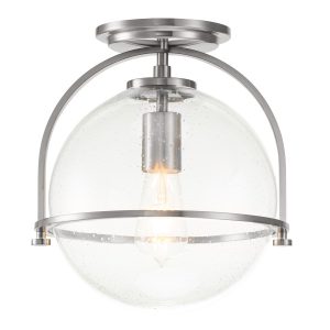 Lampa sufitowa szczotkowany nikiel Somerset 1xE27x60W Quintiesse 821547