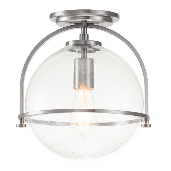 Lampa sufitowa szczotkowany nikiel Somerset 1xE27x60W Quintiesse 821547