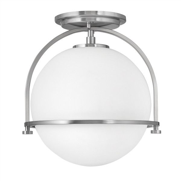 Lampa sufitowa szczotkowany nikiel Somerset 1xE27x60W Quintiesse 820491