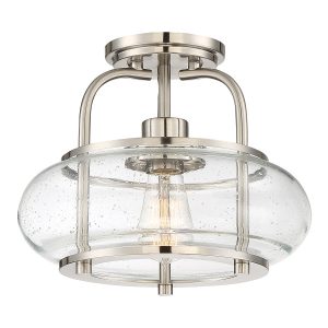 Lampa sufitowa szczotkowany nikiel Trilogy 1xE27x60W Quoizel 820454