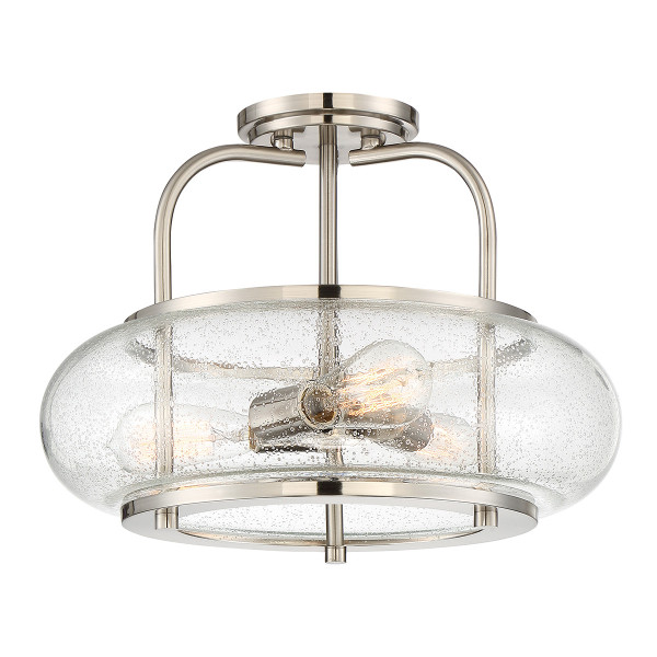 Lampa sufitowa szczotkowany nikiel Trilogy 3xE27x60W Quoizel 817823