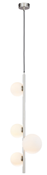 Lampa sufitowa TAIDA niklowana biała 4xG9x14W IP20 Jupiter 1004462
