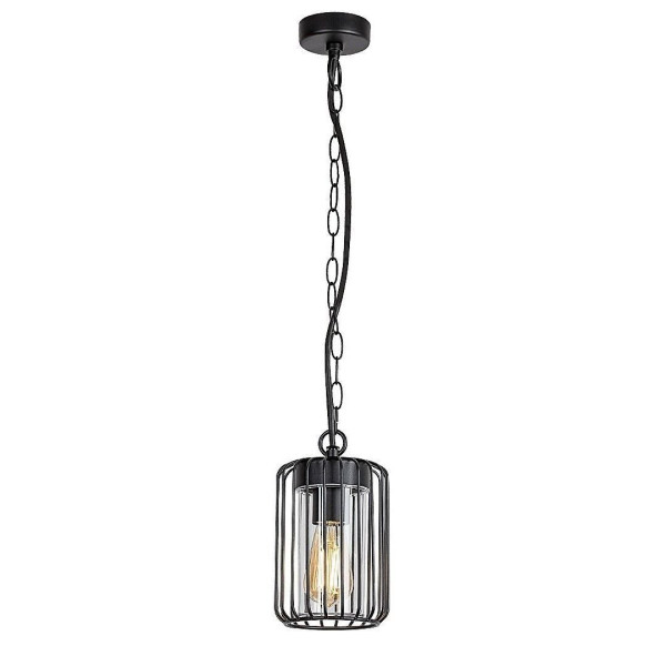 Lampa sufitowa TARPA czarno-przezroczysty 1xE27x40W IP44 Rabalux 959630