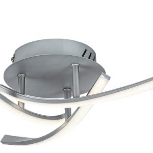 Lampa sufitowa Tatjana srebrno-biała LED 1x22W 4000K 1400lm Rabalux 860591 Lampa sufitowa Tatjana srebrno-biała LED 1x22W 4000K 1400lm Rabalux 860591