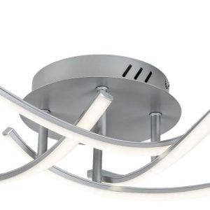 Lampa sufitowa Tatjana srebrno-biała LED 1x30W 4000K 1950lm Rabalux 859450 Lampa sufitowa Tatjana srebrno-biała LED 1x30W 4000K 1950lm Rabalux 859450
