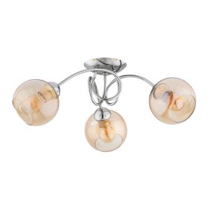 Lampa sufitowa TEVI chromowana 3xE27x15W wym:24x56x56cm IP20 Alfa 1020365 Lampa sufitowa TEVI chromowana 3xE27x15W wym:24x56x56cm IP20 Alfa 1020365