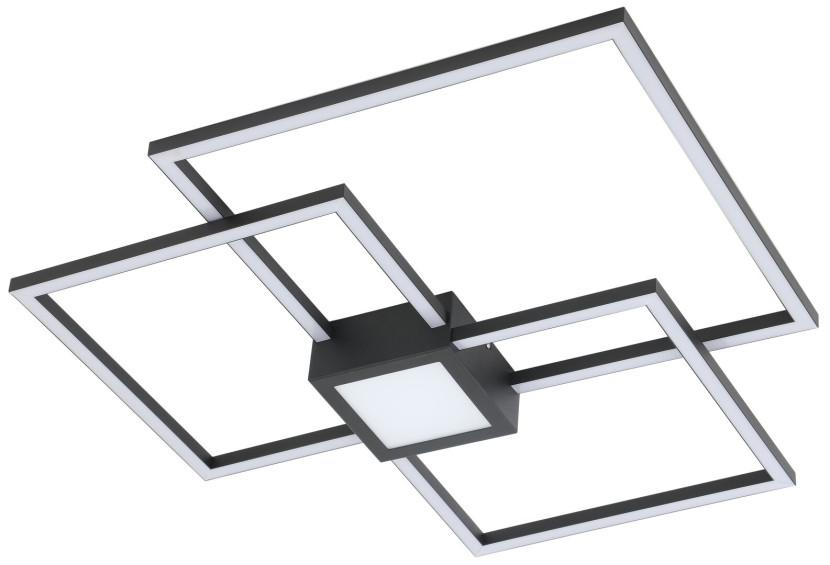 Lampa sufitowa Thabita czarna matowa-biała LED 1x38W 4000K 2250lm Rabalux 860507