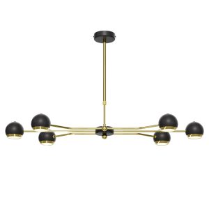 Lampa sufitowa TIANA czarno-złota 6xGU10x14W IP20 Jupiter 1004081 Lampa sufitowa TIANA czarno-złota 6xGU10x14W IP20 Jupiter 1004081