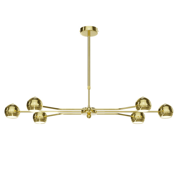 Lampa sufitowa TIANA złota 6xGU10x14W IP20 Jupiter 1004438