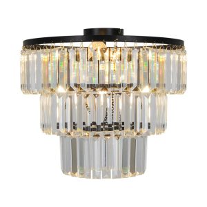 Lampa sufitowa TIFANNY P17127-4-BK Zuma Line 690077 Lampa sufitowa TIFANNY P17127-4-BK Zuma Line 690077