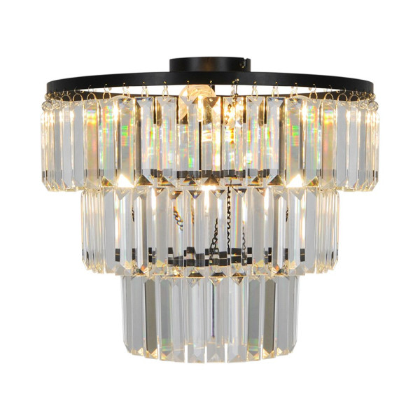 Lampa sufitowa TIFANNY P17127-4-BK Zuma Line 690077