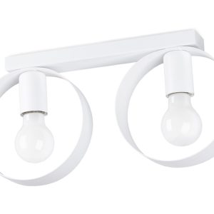 Lampa sufitowa Titran 2-punktowa stalowa biała 72939 Lampa sufitowa Titran 2-punktowa stalowa biała 72939