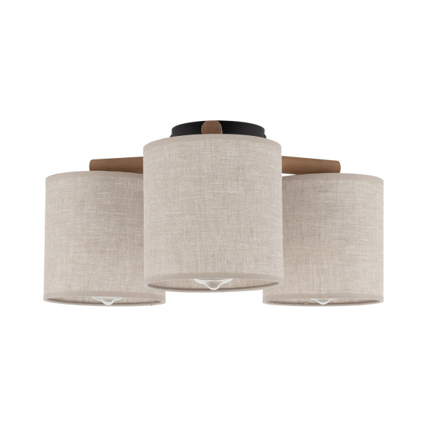 Lampa Sufitowa Tk Lighting Deva Nature 3 źródła światła 490409