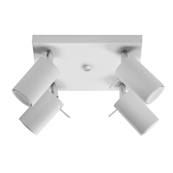 Lampa sufitowa TORQUE biała chromowana 4xGU10x40W IP20 Pure Lume 1019613