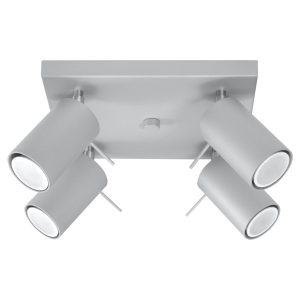 Lampa sufitowa TORQUE szaro-chromowana 4xGU10x40W IP20 Pure Lume 1019626 Lampa sufitowa TORQUE szaro-chromowana 4xGU10x40W IP20 Pure Lume 1019626