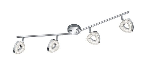Lampa sufitowa TOURS chromowana biała LED 4W biały ciepły 400lm IP20 RL 1020263