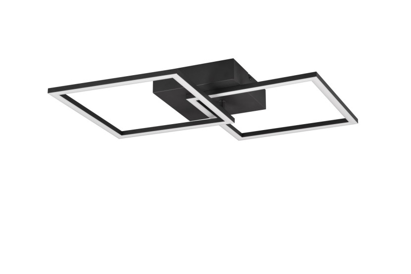 Lampa sufitowa TRAIL czarna LED 1x20W Ciepła biel 2250lm RL 818106