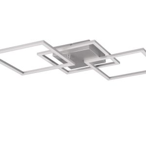 Lampa sufitowa TRAIL odcienie srebra LED 1x31W Ciepła biel 3550lm RL 820481 Lampa sufitowa TRAIL odcienie srebra LED 1x31W Ciepła biel 3550lm RL 820481