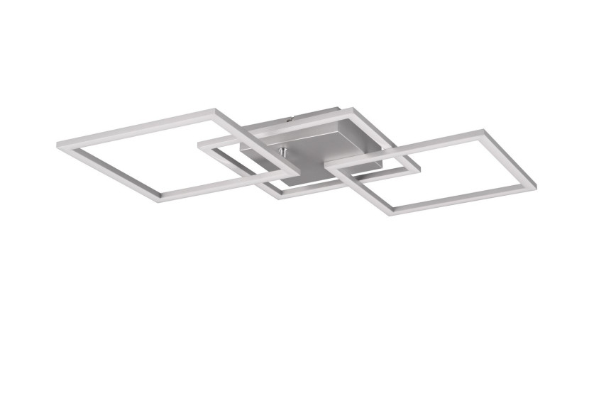 Lampa sufitowa TRAIL odcienie srebra LED 1x31W Ciepła biel 3550lm RL 820481