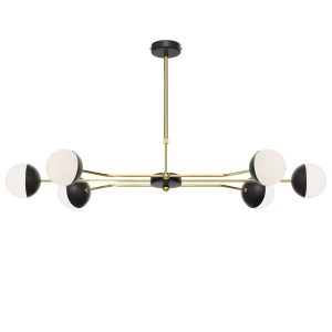 Lampa sufitowa TRENTO czarno-złota 6xG9x14W IP20 Jupiter 1004424 Lampa sufitowa TRENTO czarno-złota 6xG9x14W IP20 Jupiter 1004424