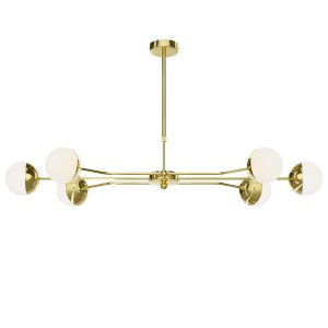 Lampa sufitowa TRENTO złoto-biała 6xG9x14W IP20 Jupiter 1004453 Lampa sufitowa TRENTO złoto-biała 6xG9x14W IP20 Jupiter 1004453