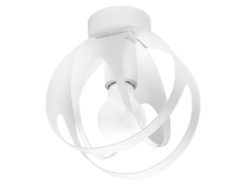 Lampa sufitowa Tulos stalowa biała 52623