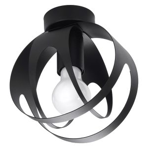 Lampa sufitowa Tulos stalowa czarna 52627 Lampa sufitowa Tulos stalowa czarna 52627