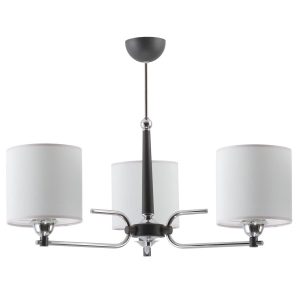 Lampa sufitowa TWINGO grafitowo-chromowana 3xE27x15W IP20 Jupiter 1004442 Lampa sufitowa TWINGO grafitowo-chromowana 3xE27x15W IP20 Jupiter 1004442