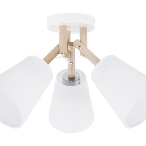 Lampa sufitowa Vaio 3-punktowa metalowa biała 53936