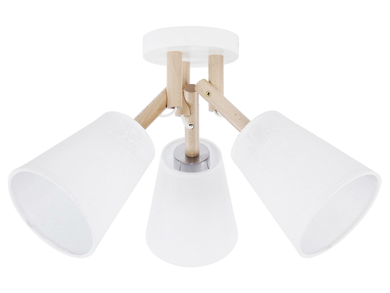 Lampa sufitowa Vaio 3-punktowa metalowa biała 53936