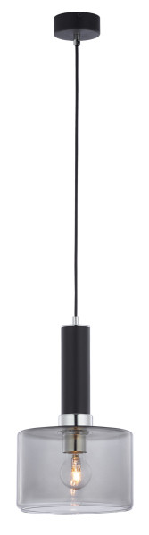 Lampa sufitowa VANES czarna dymiona 1xE27x15W IP20 Jupiter 1004506