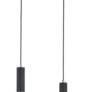 Lampa sufitowa VANES czarno-przezroczysta-chromowana 2xE27x15W Jupiter 1004422 Lampa sufitowa VANES czarno-przezroczysta-chromowana 2xE27x15W Jupiter 1004422
