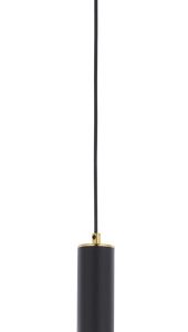Lampa sufitowa VANES czarno-przezroczysta-złota 1xE27x15W IP20 Jupiter 1004513 Lampa sufitowa VANES czarno-przezroczysta-złota 1xE27x15W IP20 Jupiter 1004513
