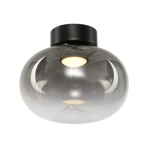 Lampa sufitowa VASO czarna-dymiona LED 1x4W Ciepła biel 388lm Milagro 817850 Lampa sufitowa VASO czarna-dymiona LED 1x4W Ciepła biel 388lm Milagro 817850