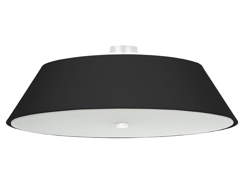 Lampa sufitowa Vega 5-punktowa tkaninowa czarna 72522