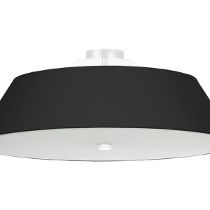 Lampa sufitowa Vega 5-punktowa tkaninowa czarna 71538 Lampa sufitowa Vega 5-punktowa tkaninowa czarna 71538