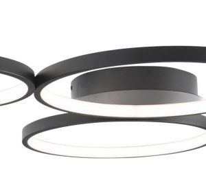 Lampa sufitowa VELVET czarna LED 4x67W Ciepła biel 4020lm Maxlight 860238