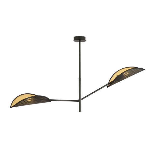 Lampa Sufitowa Vene 2 Black/Gold 766657