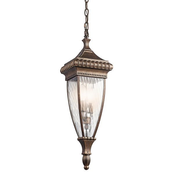 Lampa sufitowa Venetian Rain szczotkowany brąz 2xE14x60W IP23 Kichler 930494