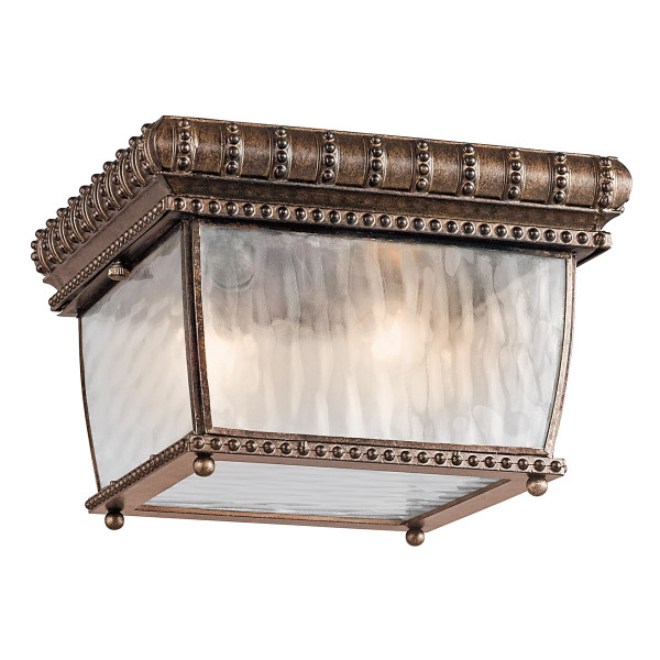 Lampa sufitowa Venetian Rain szczotkowany brąz 2xE14x60W IP44 Kichler 930493