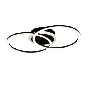Lampa sufitowa VENIDA czarno-biała LED 3x25W Ciepła biel 2600lm RL 817829