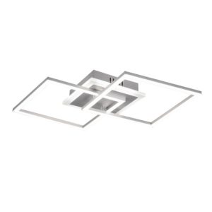 Lampa sufitowa VENIDA srebrno-biała LED 3x25W Ciepła biel 2600lm RL 817824